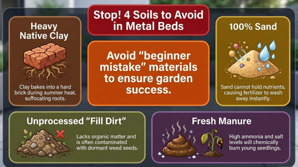 Soils to Avoid in Beds