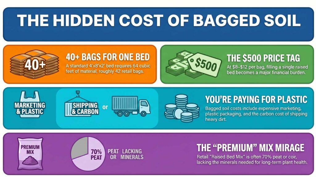 Why Filling a Raised Garden Bed Gets Expensive Fast