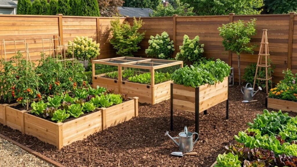 wood raised beds