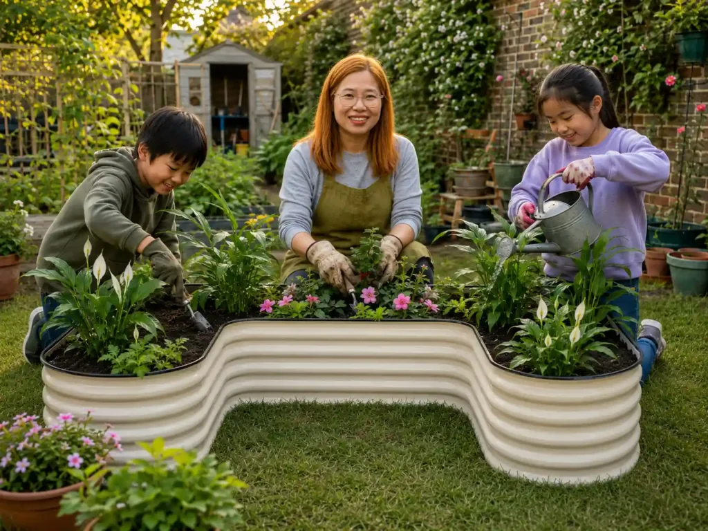 u-bed-raised -bed-with-children